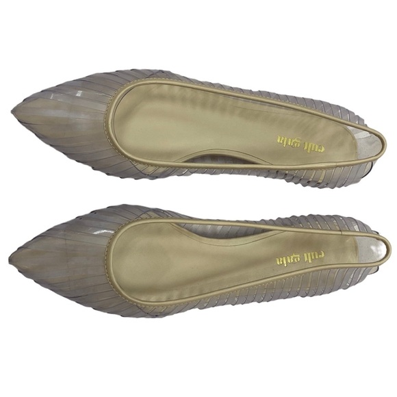 New Cult Gaia Leena Flats Clear Size 9 US / 39 EU - Picture 4 of 12